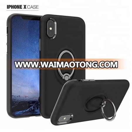 2018 best sales products in Waimaotong mobile phone case for iphone X 8 7 6 ring holder case